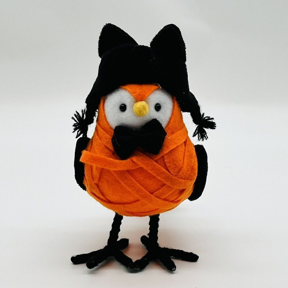 Target Hyde & EEK! 2016 Featherly Friends Halloween Bird with Cat Ears Hat